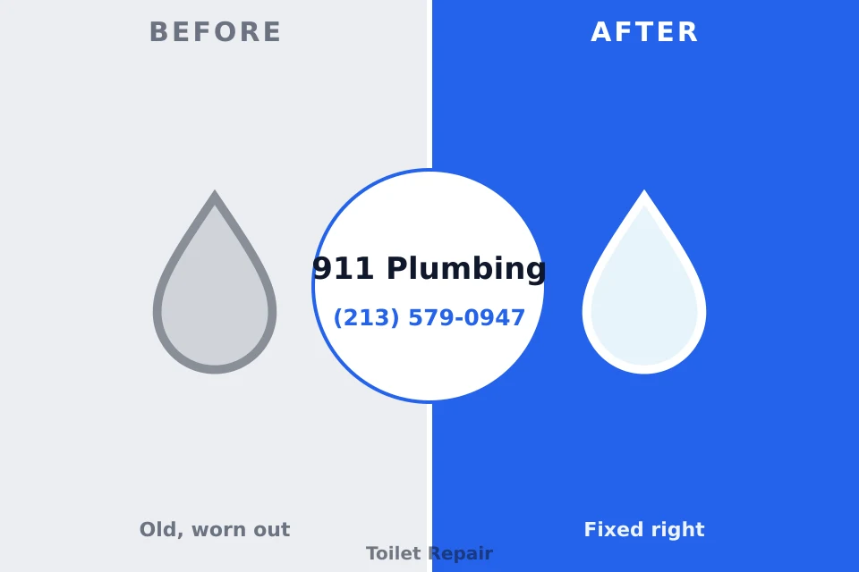 Before and after: plumbing repair Mayfield Heights, OH